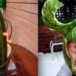 18 oeuvres magnifiques faites à partir de melons d’eau