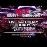 UFC 157 Rousey vs Carmouche : l’entrée des femmes