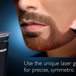 Gadget : Une tondeuse à barbe Philips avec un guide laser