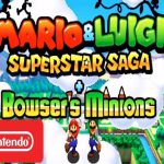 Test du jeu Mario & Luigi: Superstar Saga + Bowser’s Minions – Excellent remake pour tous!